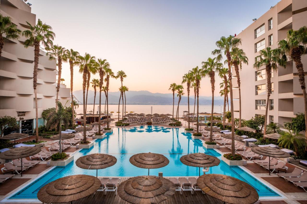 อาเรีย Hotel เอลัต ภายนอก รูปภาพ Pool at the Dan Hotel
